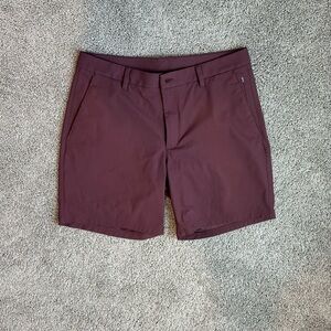 Men's Burgundy Shorts